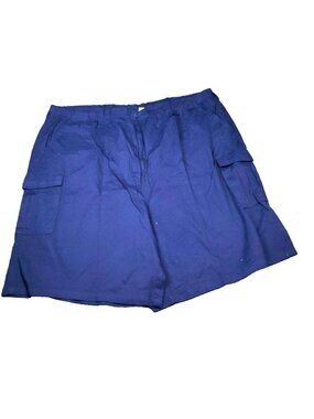 Boulder Creek Cargo Shorts Mens 4XL Big Tall Blue Elastic Khaki LL Outdoor y2K